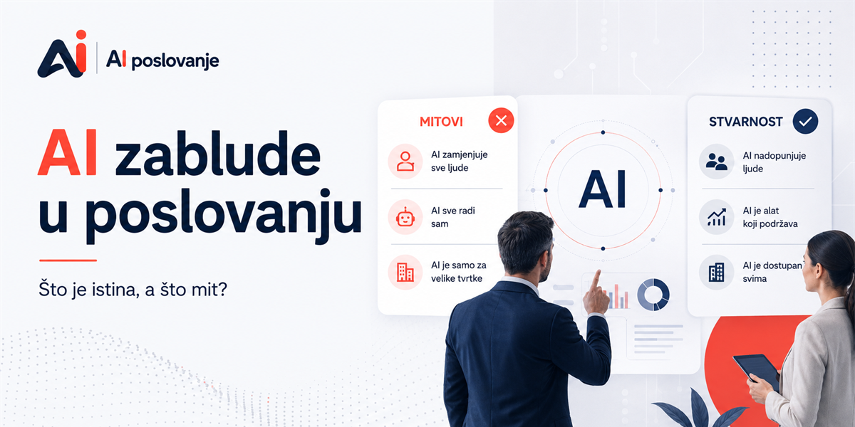 Najčešće zablude o umjetnoj inteligenciji u poslovanju