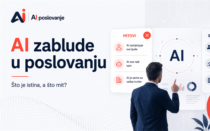 Najčešće zablude o umjetnoj inteligenciji u poslovanju