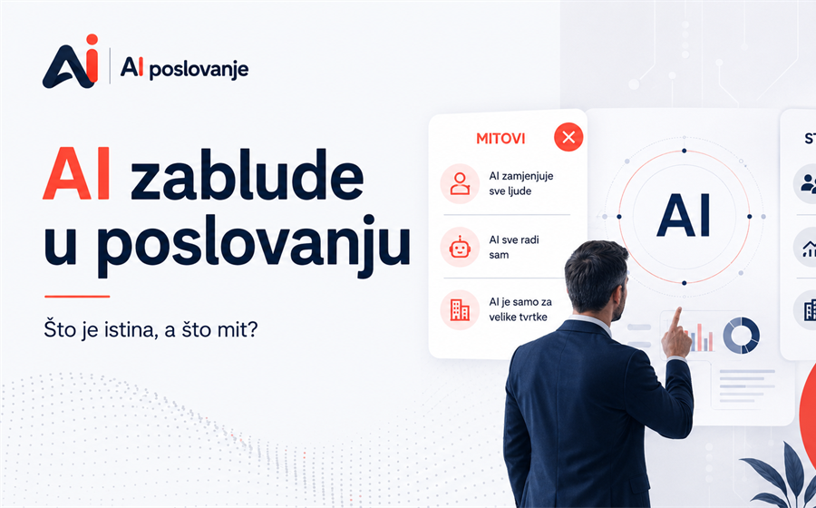 Najčešće zablude o umjetnoj inteligenciji u poslovanju